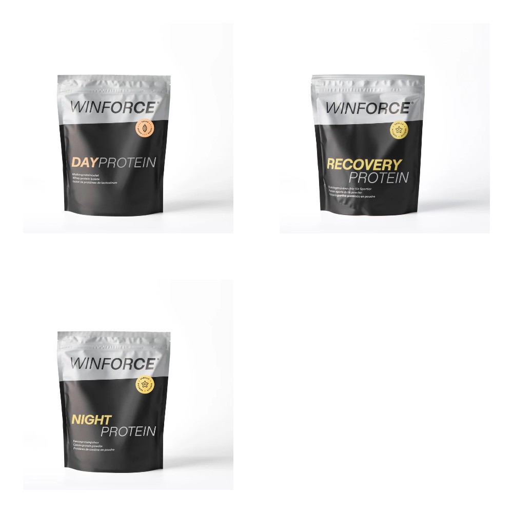 WINFORCE Power Maintenance paket – dnevni, regeneracijski in nočni protein